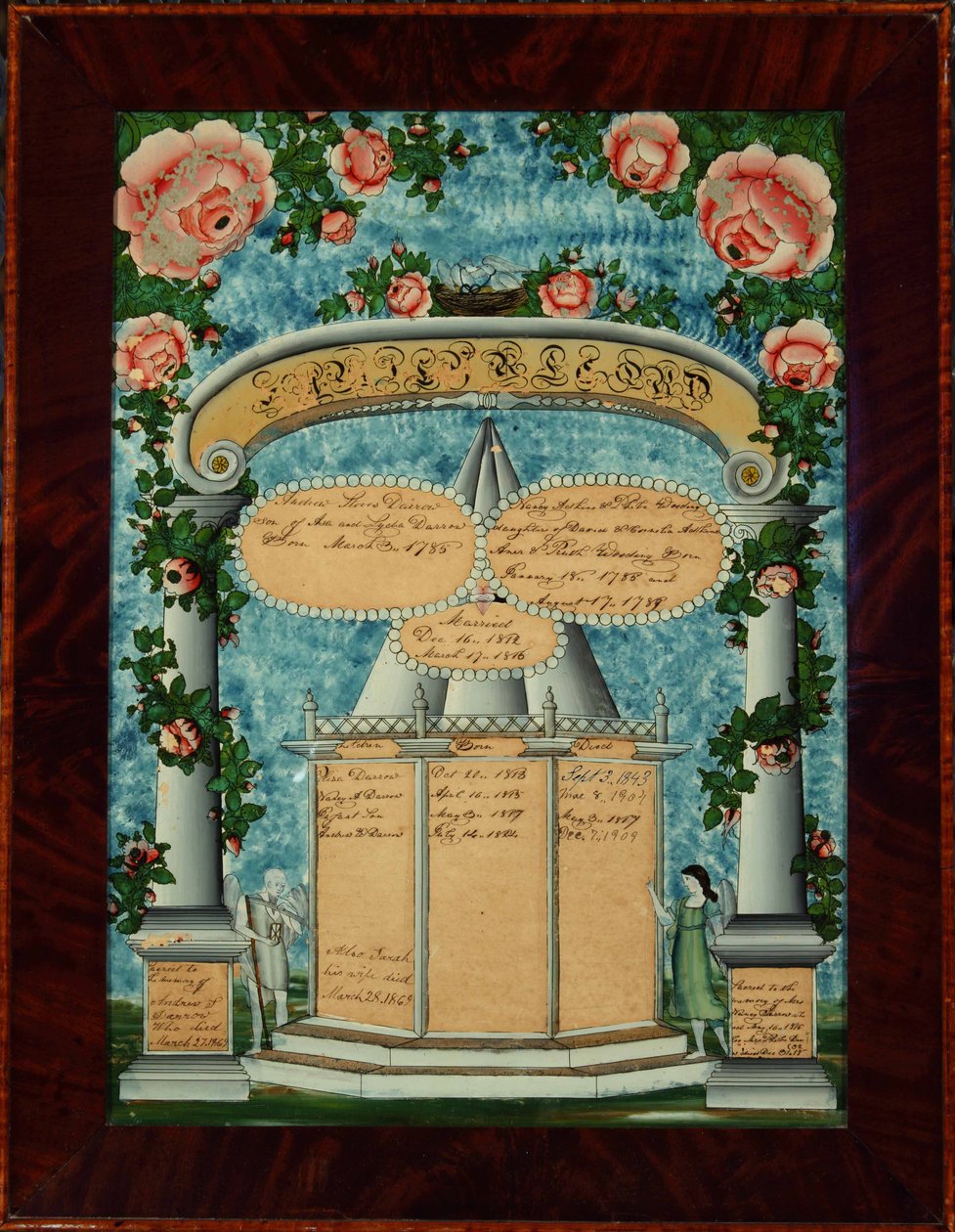 Darrow-Adkins-Wooding Aile Kaydı, 1825?32 by American School