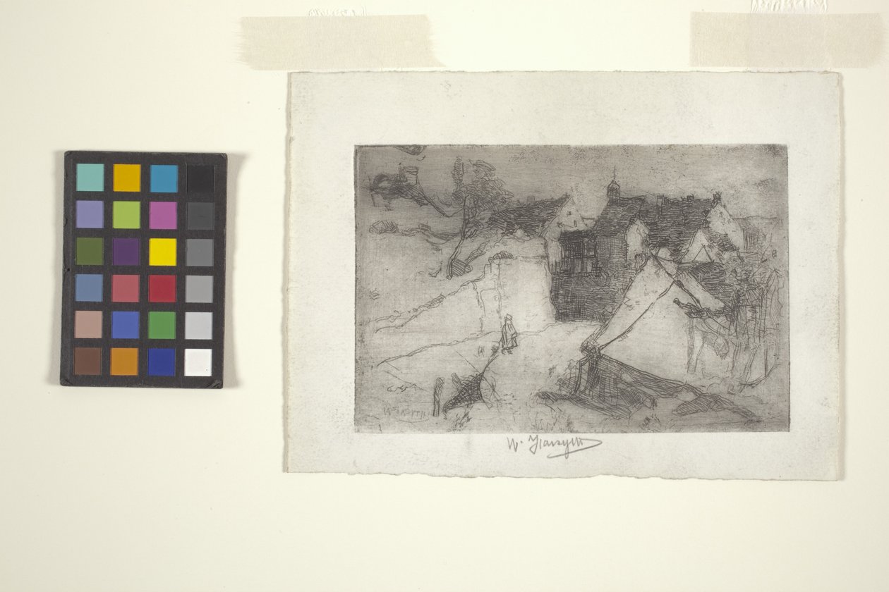 Dauchau (gravür) by American School