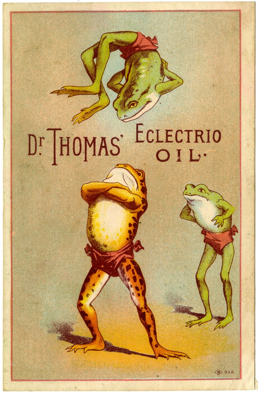 Dr. Thomas" Eclectric Oil! [ticari kart], c.1880-1910 by American School