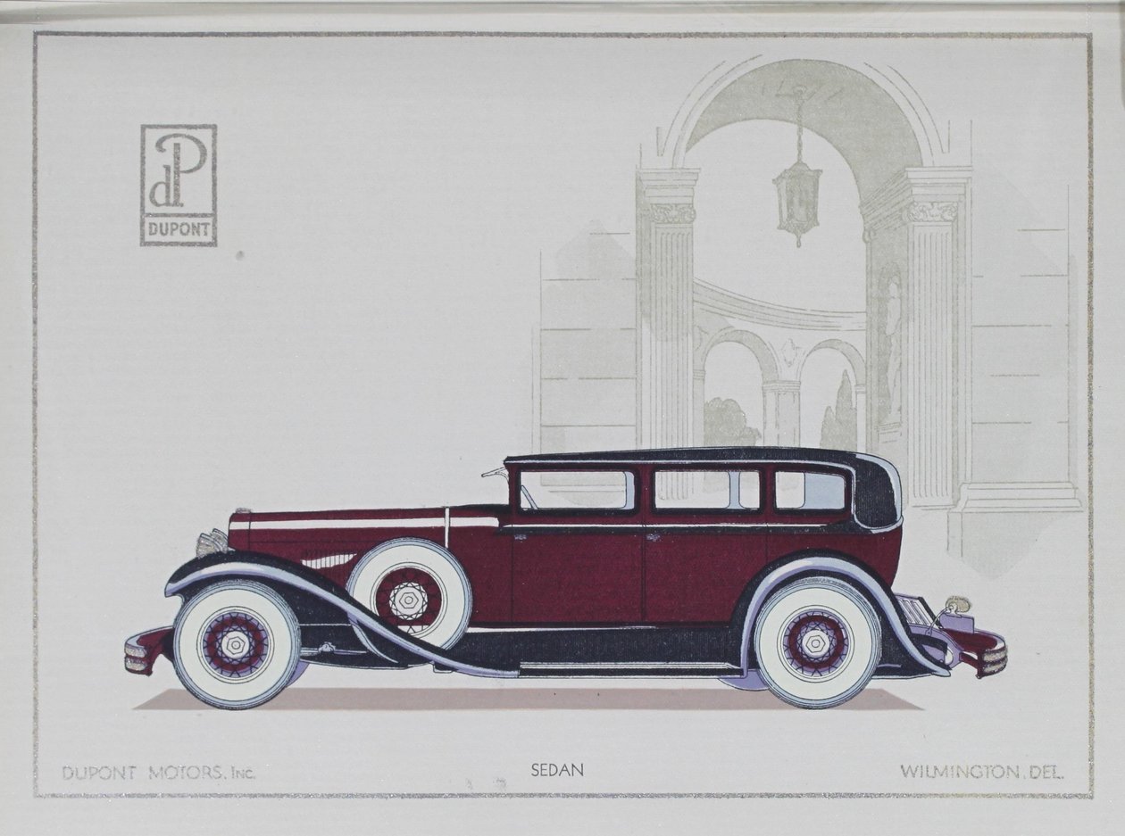 DuPont Motorlu Arabalar: Sedan, 1921 by American School