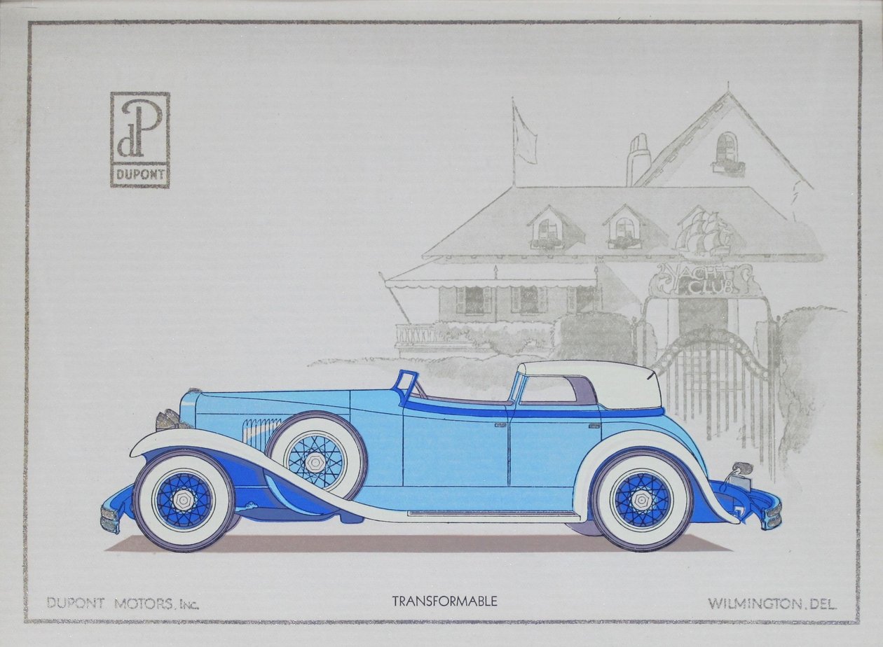 DuPont Motorlu Arabalar: Dönüştürülebilir, 1921 by American School