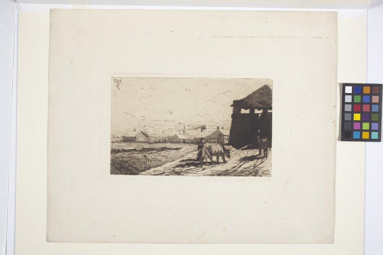 Şehrin Kenarı (mürekkep) by American School