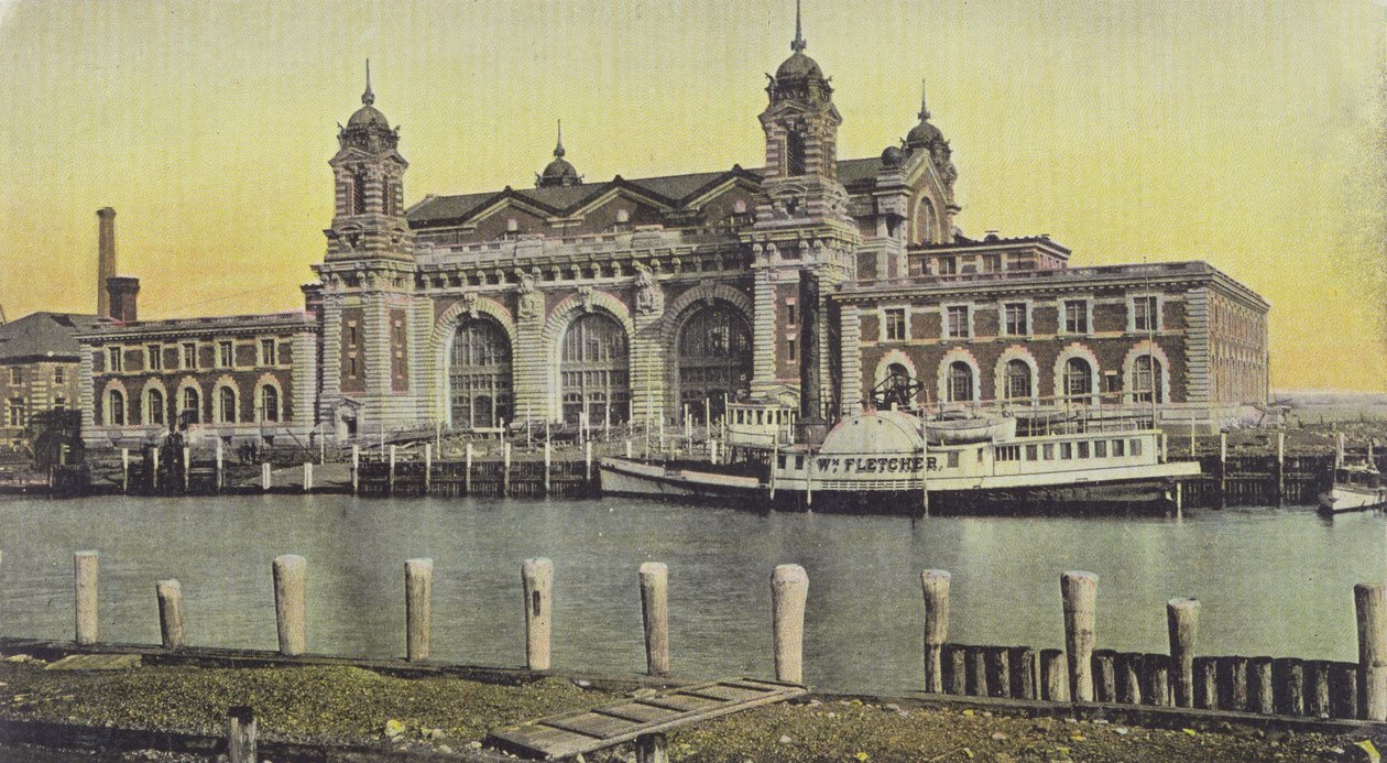 Ellis Adası - Göçmenlik Bürosu, New York by American School