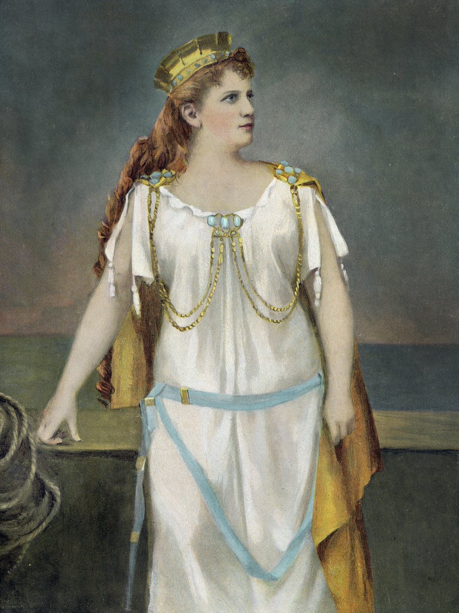 Frau Katherine Klafsky, Isolde olarak, D. Appleton & Co., New York tarafından yayınlandı, Goupil tarafından basıldı, 1893 (tipogravür) by American School