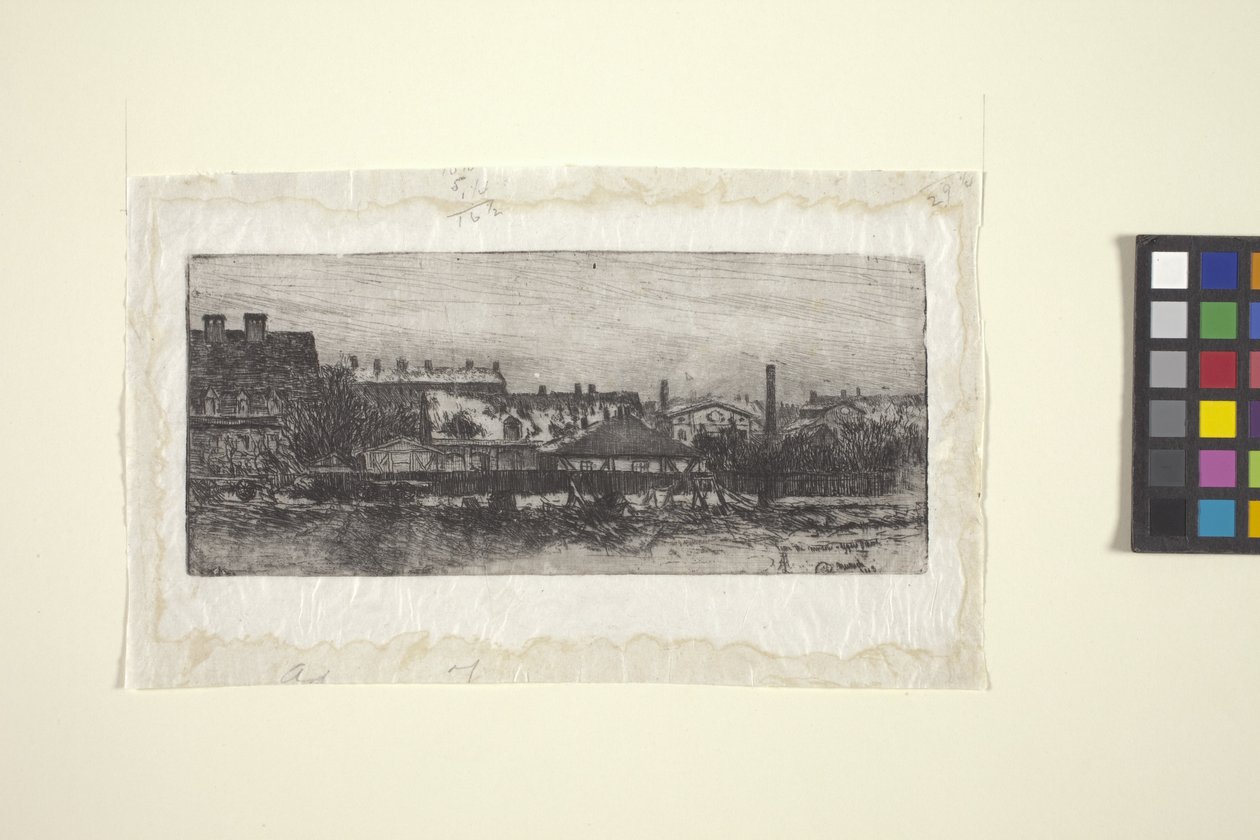 Pencereden, Gysis Okulu, Münih (mürekkep) by American School