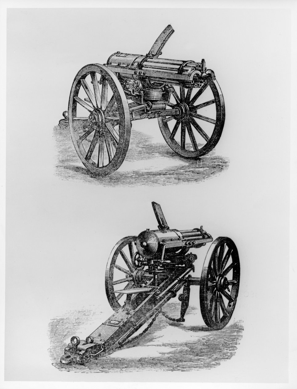 Gatling makineli tüfek by American School