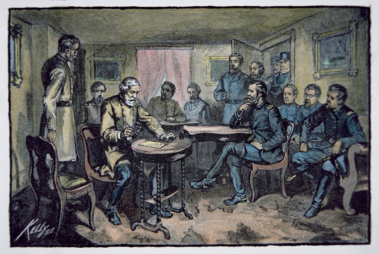 General Robert E. Lee (1807-70) 9 Nisan 1865