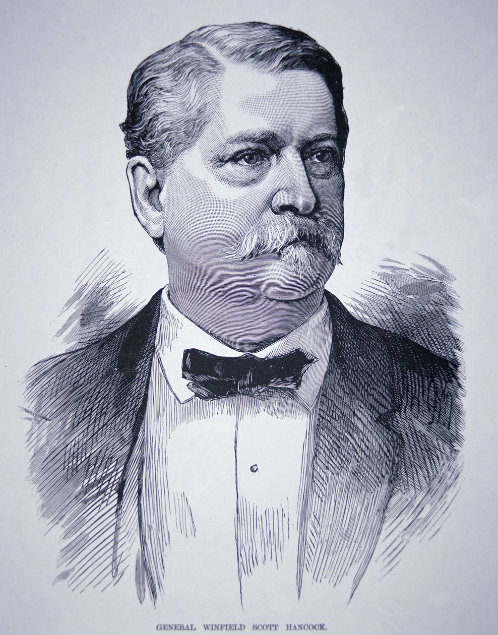 General Winfield Scott Hancock (1824-86) (gravür) by American School