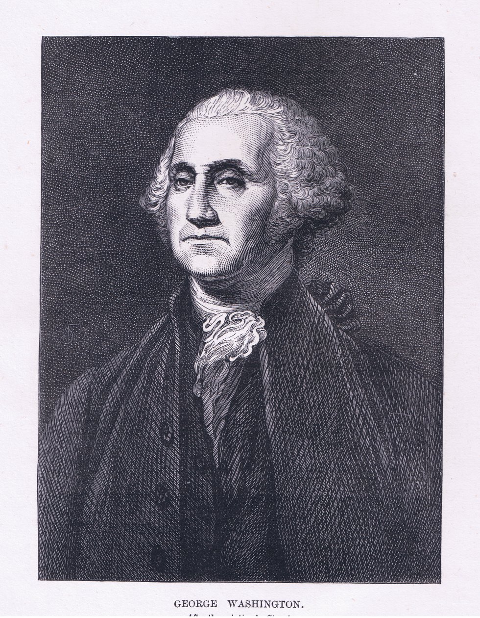 George Washington, Cassell'in Amerika Birleşik Devletleri Tarihi pubından bir örnek. Petter & Galpin tarafından 1890 dolayları (lito) by American School
