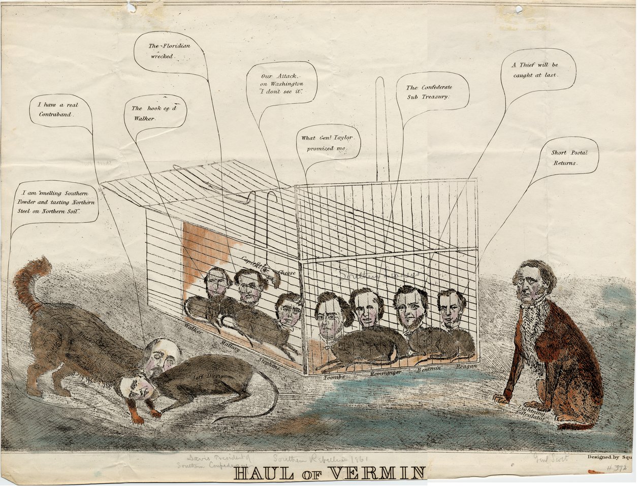 Haul of Haul, Squ. tarafından tasarlandı, 1861 by American School