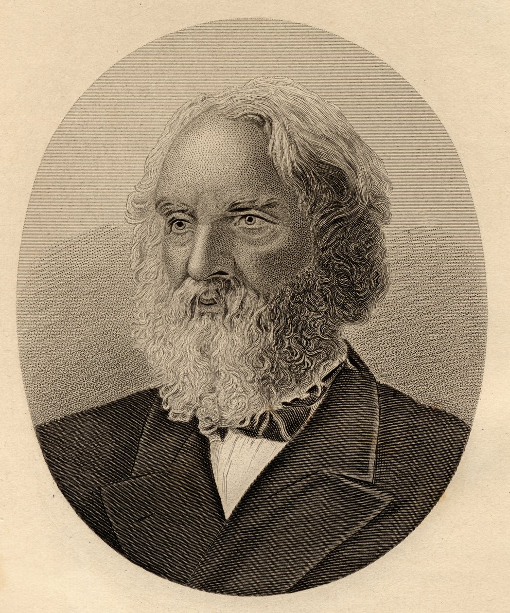 Henry Wadsworth Longfellow (1807-82) by American School