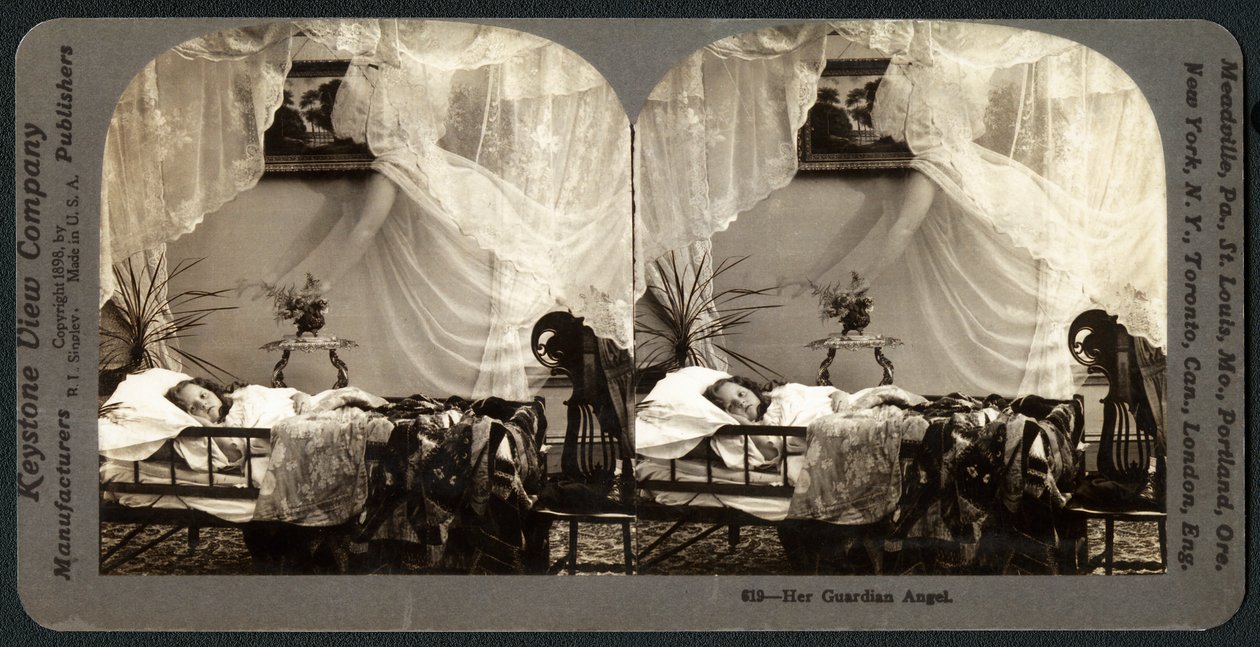 Koruyucu Meleği, c.1899 (stereograf) by American School