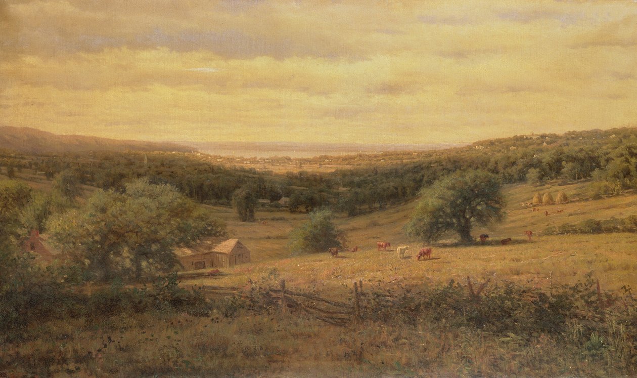 Hudson Nehri Manzarası by American School