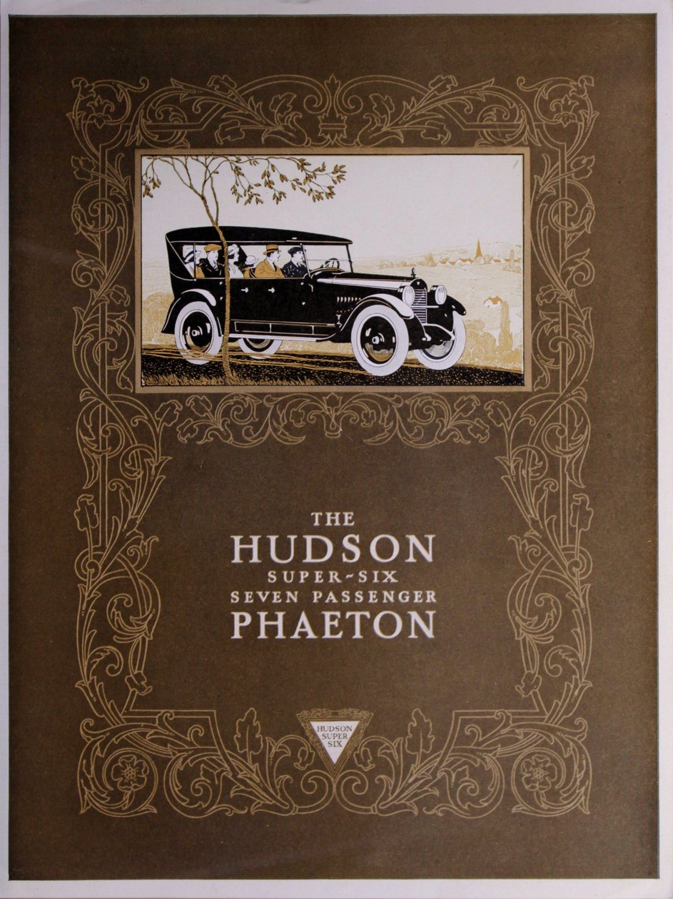 Hudson Süper Altı Yedi Yolcu Phaeton, 1923 by American School