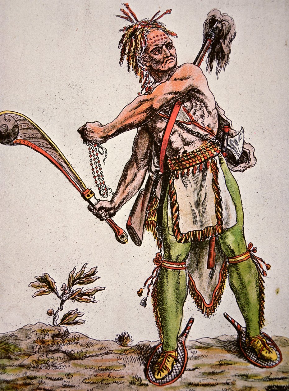 İroquois Savaşçısı by American School
