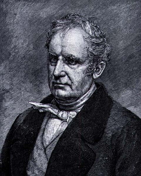 James Fenimore Cooper (1789-1851) (gravür) by American School