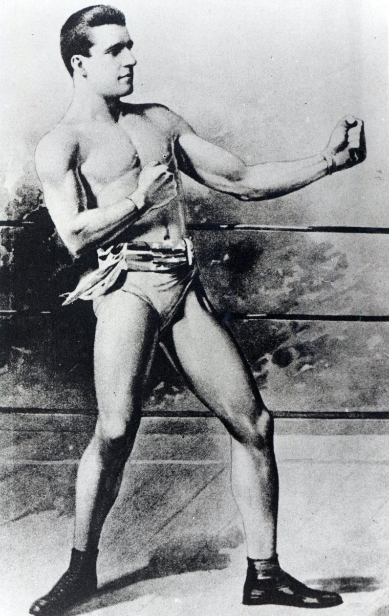 James J. Corbett (taş) by American School