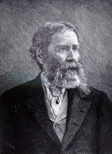 James Russell Lowell (1819-1891) (gravür) by American School