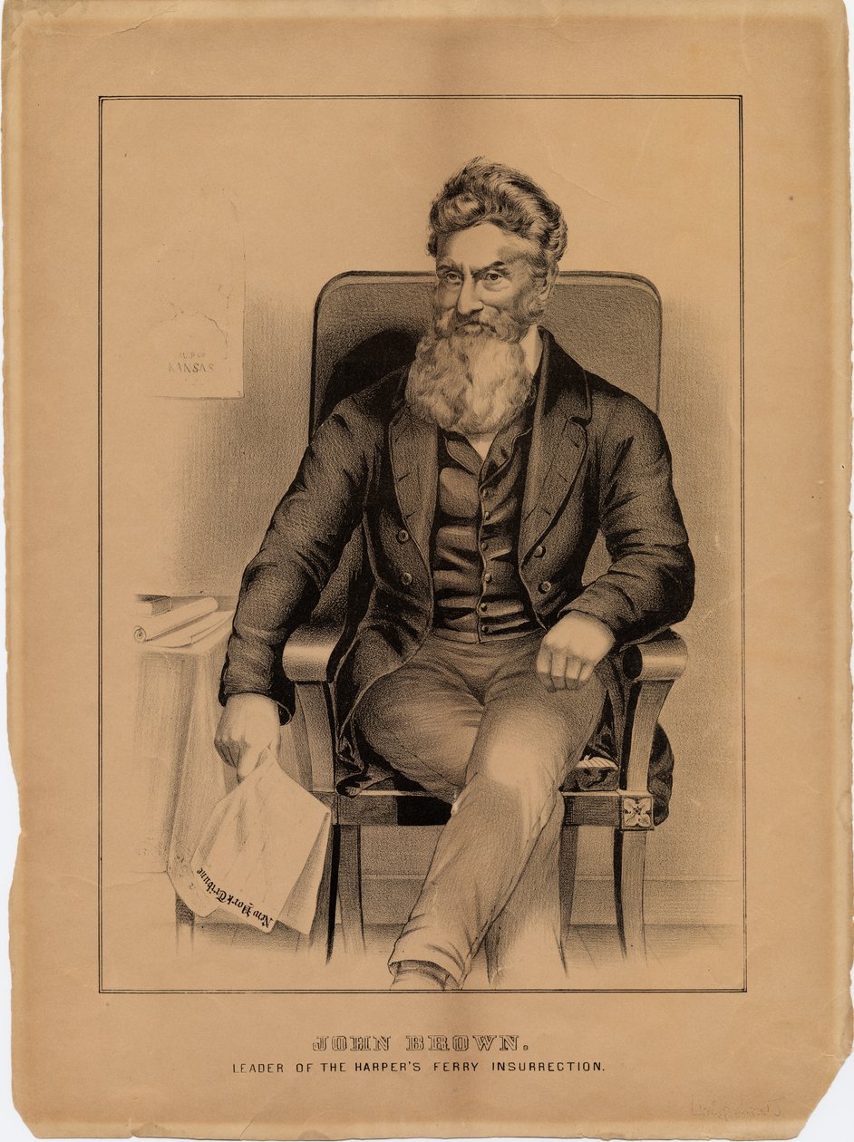 John Brown, Harpers Ferry Ayaklanmasının Lideri, 1859 by American School
