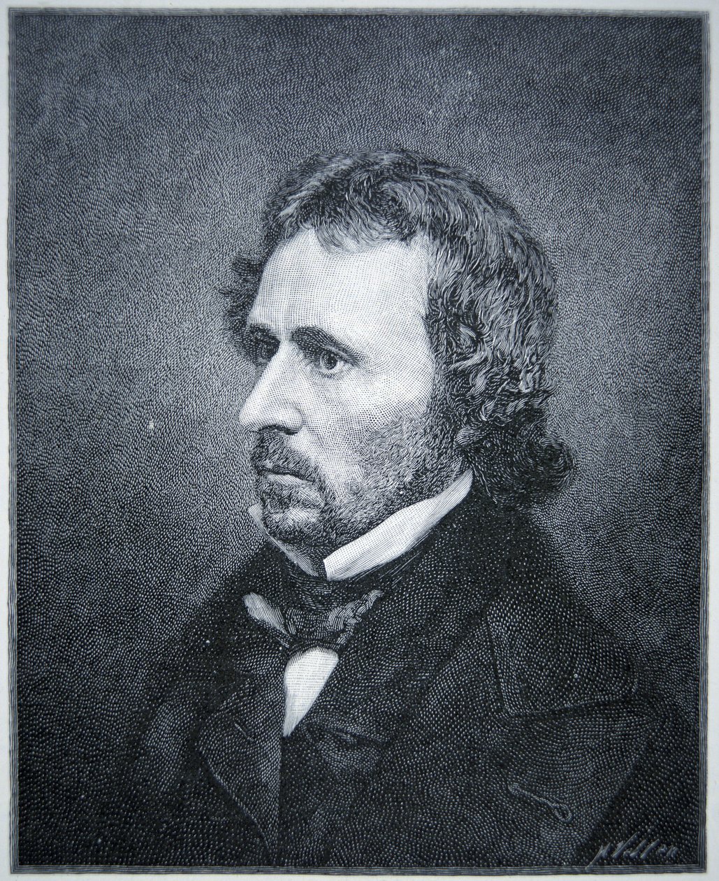 John Charles Fremont (1813-90) (gravür) by American School