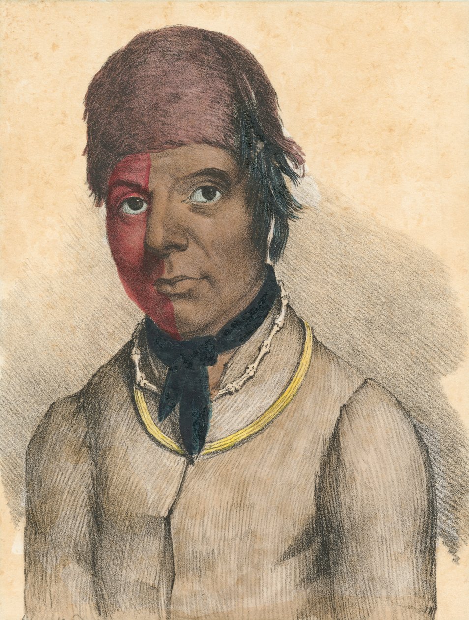 John Skenandoa, Shenandoah olarak da bilinir. Vesika. by American School