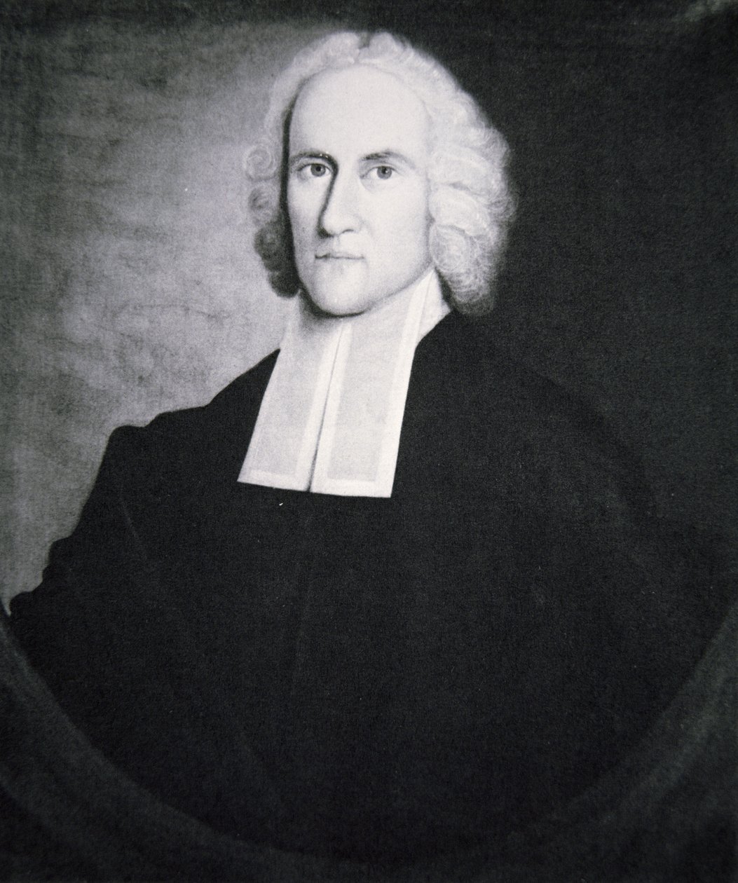 Jonathan Edwards (1703-58) (taş) by American School