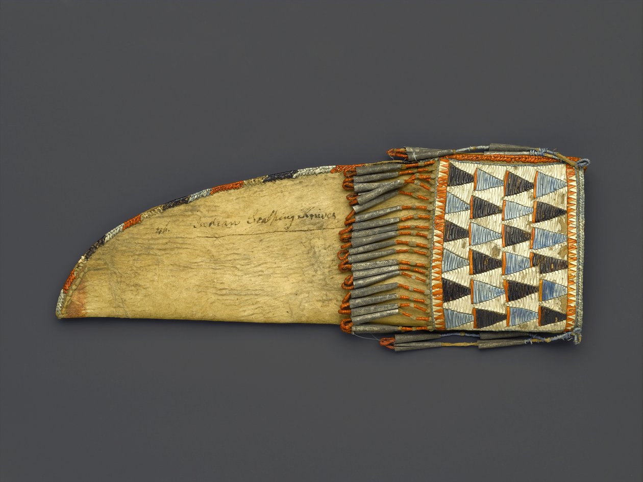 Bıçak kılıfı, Doğu Sioux, Fort Snelling, Minnesota