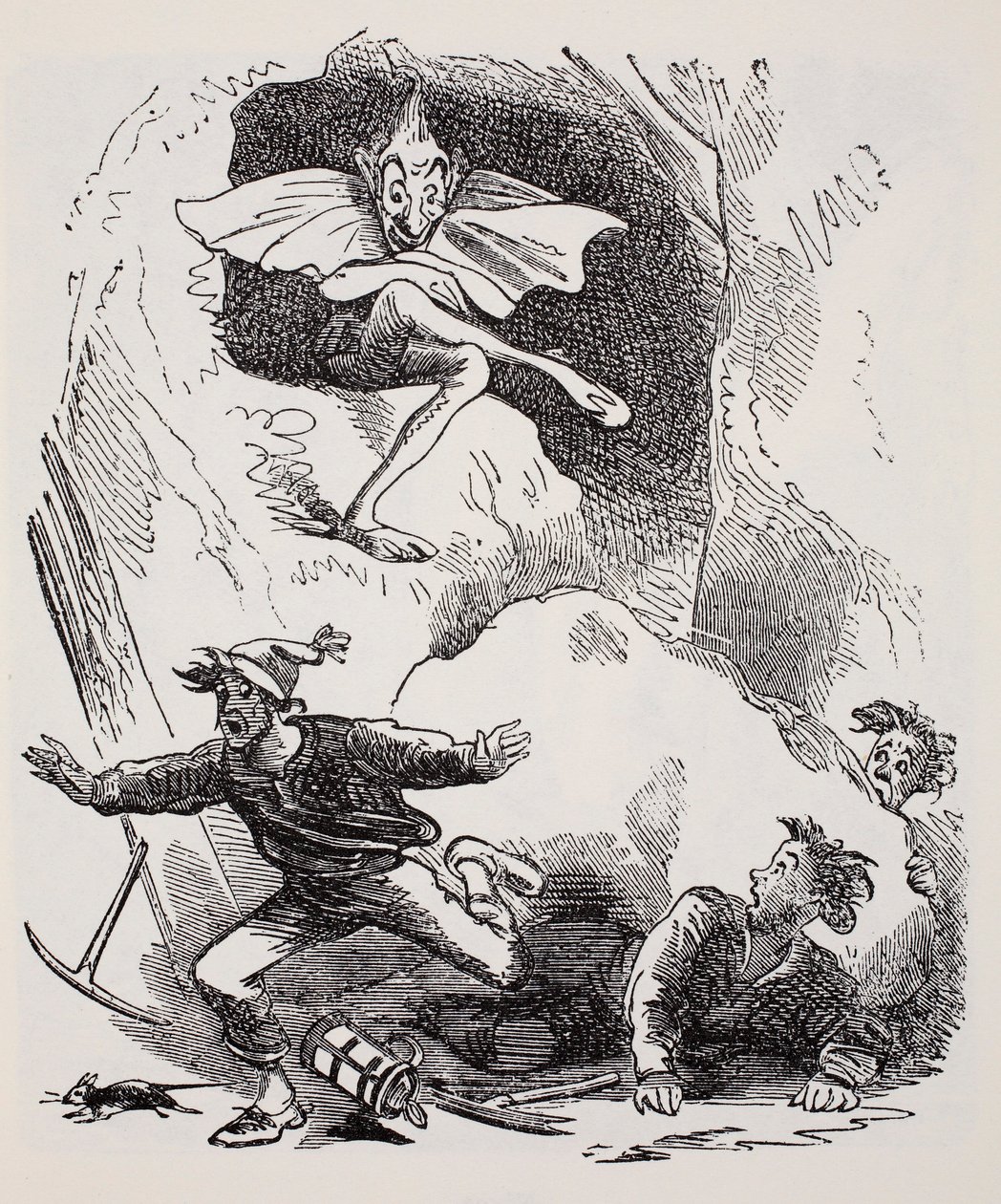 Kobolds, The World Guide to Cüceler, Periler, Elfler ve Diğer Küçük İnsanlardan Thomas Keightley (1789-1872) 1880
