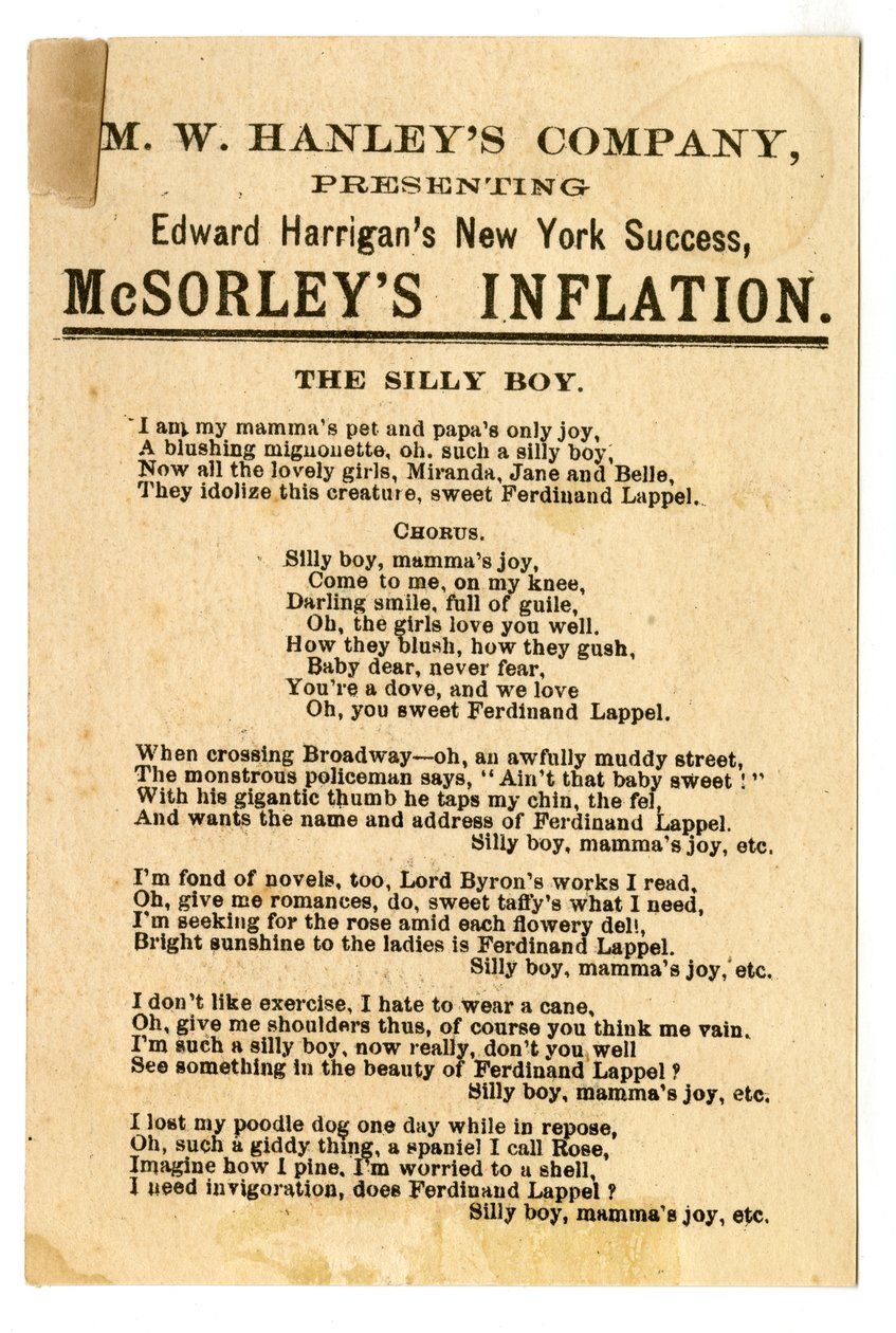 M.W. Hanleys Col, Edward Harrigans