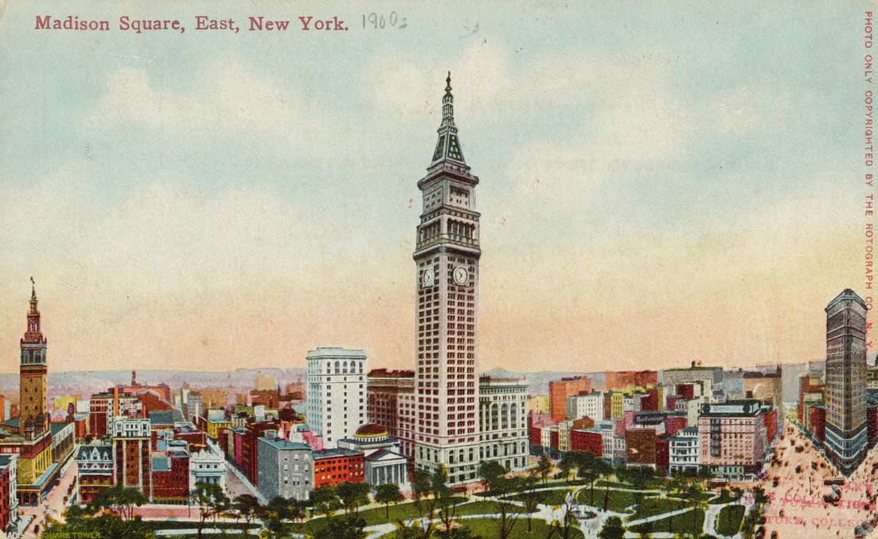 Madison Square, Doğu, New York, 1900