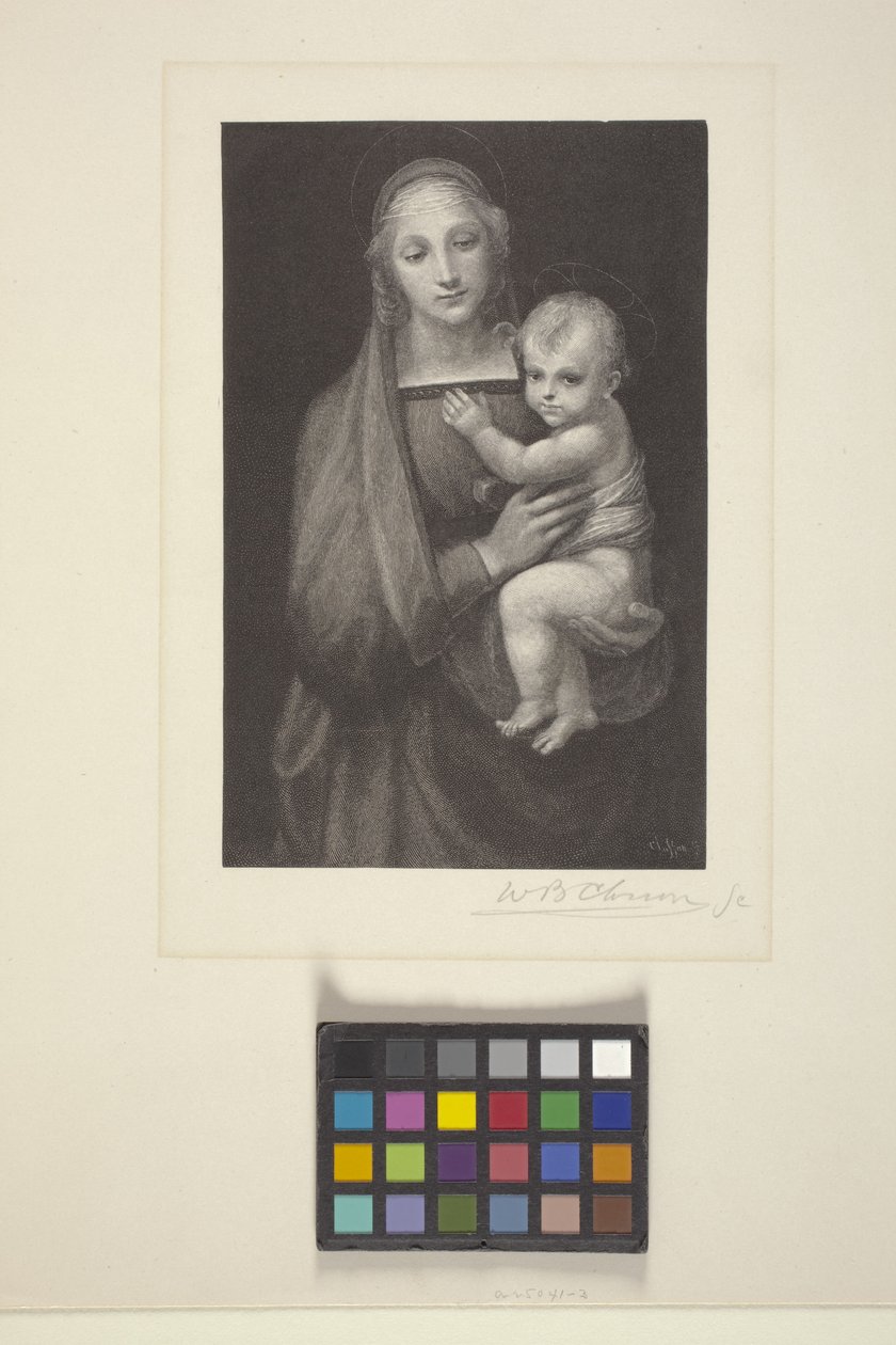 Madonna Del Gran' Duca (ahşap oyma) by American School