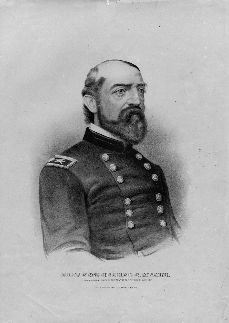 Majr. Genl. George G. Meade, pub. Currier & Ives, c.1863 by American School