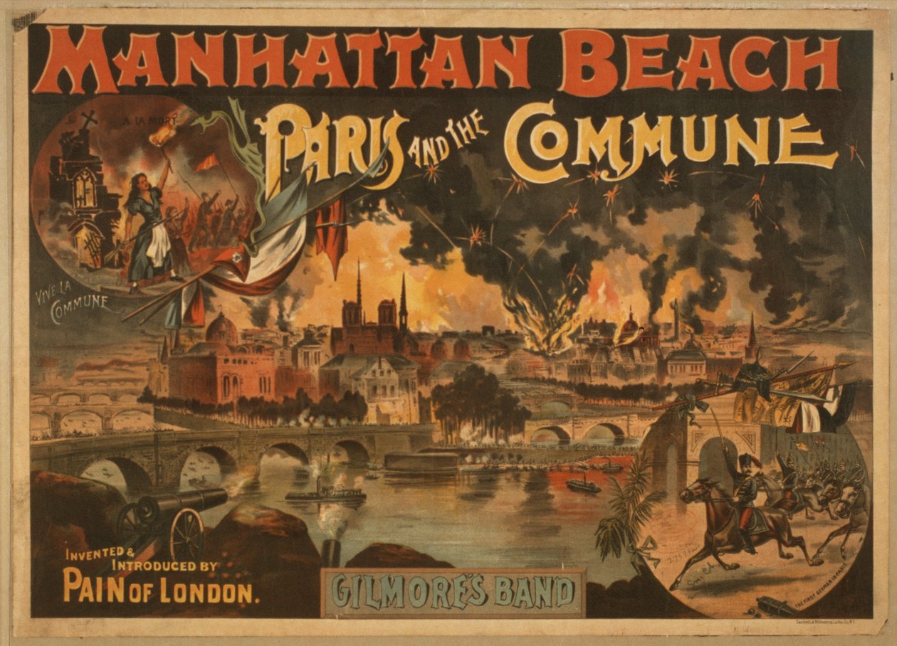 Manhattan Sahili: Paris ve Komün, 1891 dolayları by American School