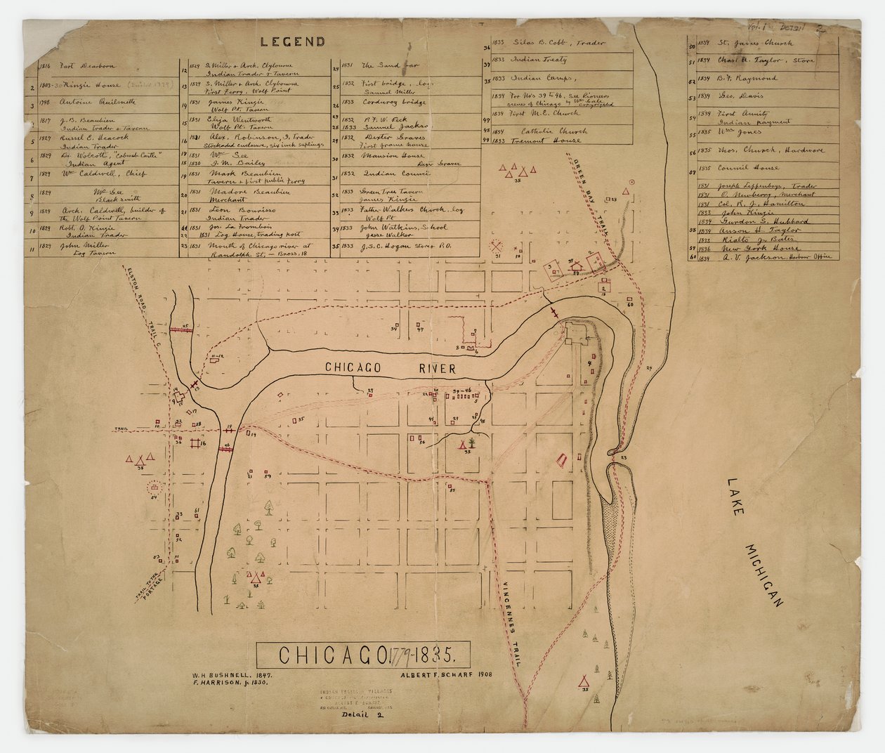 Chicago, Illinois, c.1835