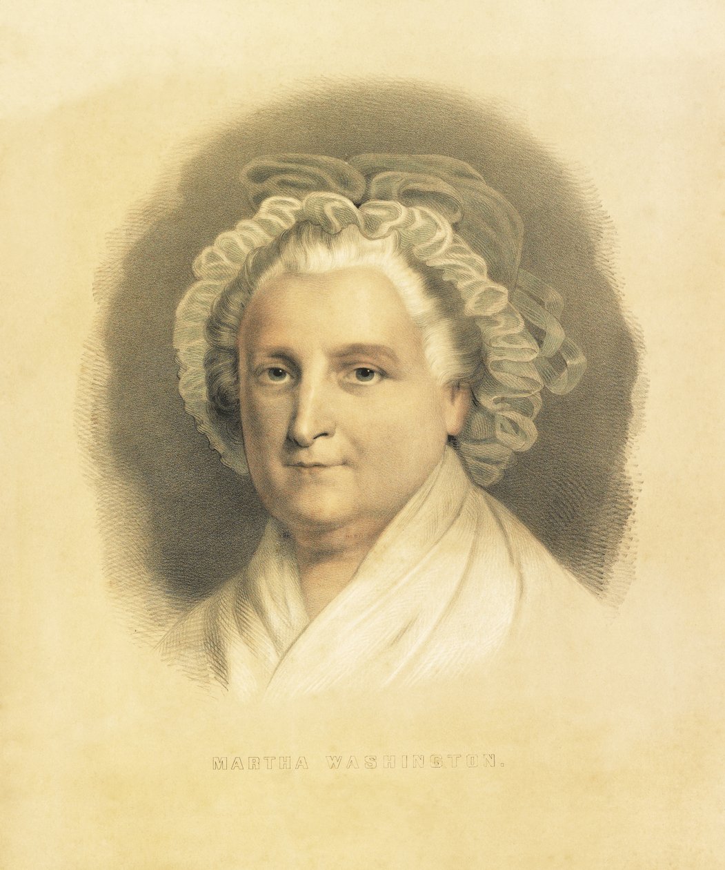 Martha Washington, birahane. 1857 by American School