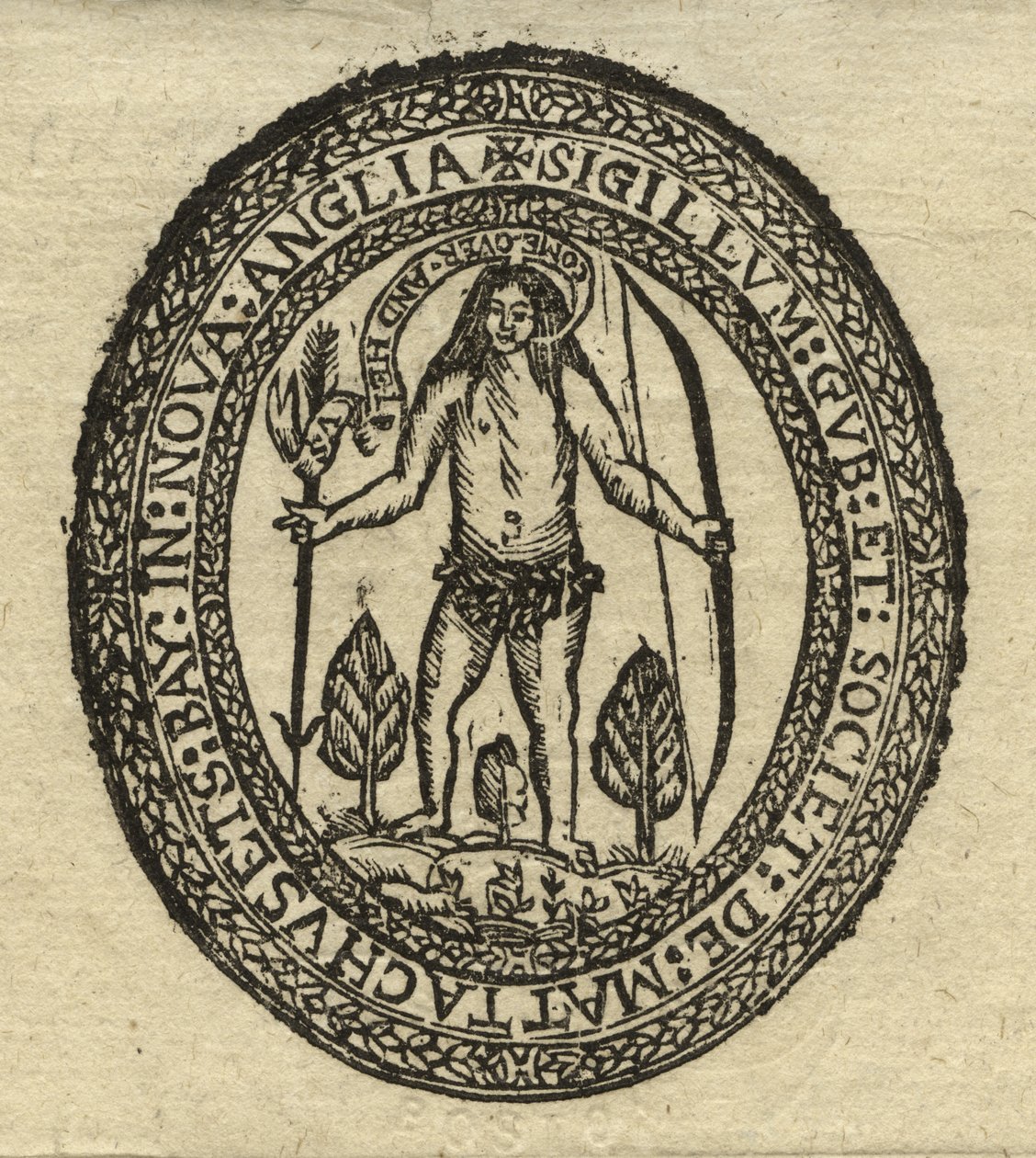 Massachusetts Körfezi Koloni Mührü by American School
