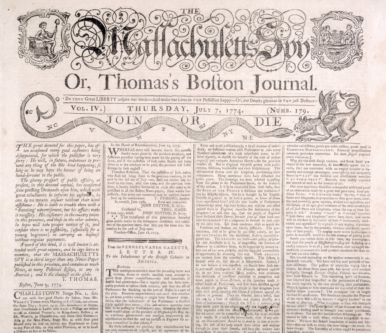 Massachusetts Casusunun Masthead