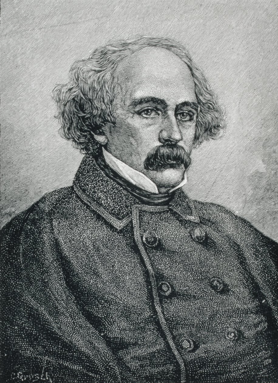 Nathaniel Hawthorne (1804-1864) Amerikalı Yazar by American School