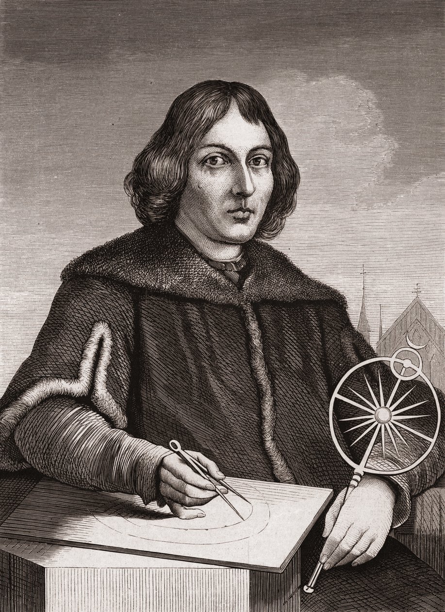 Nicolaus Copernicus, 1850 dolayları (gravür) by American School