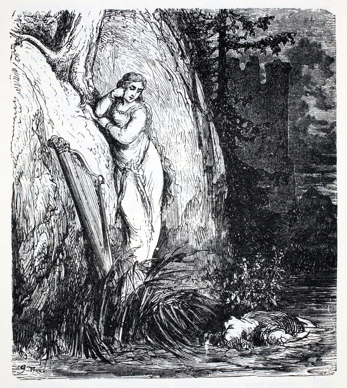 Nixes, The World Guide to Cüceler, Periler, Elfler ve Diğer Küçük İnsanlardan Thomas Keightley (1789-1872) 1880