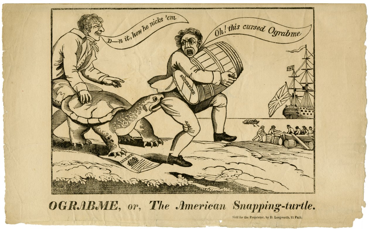 Ograbme veya Amerikan Kaplumbağası, 1808 by American School