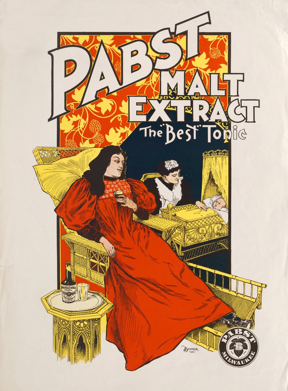 Pabst Malt Özü, "En İyi" Tonik, Pabst, Milwaukee, c.1880
