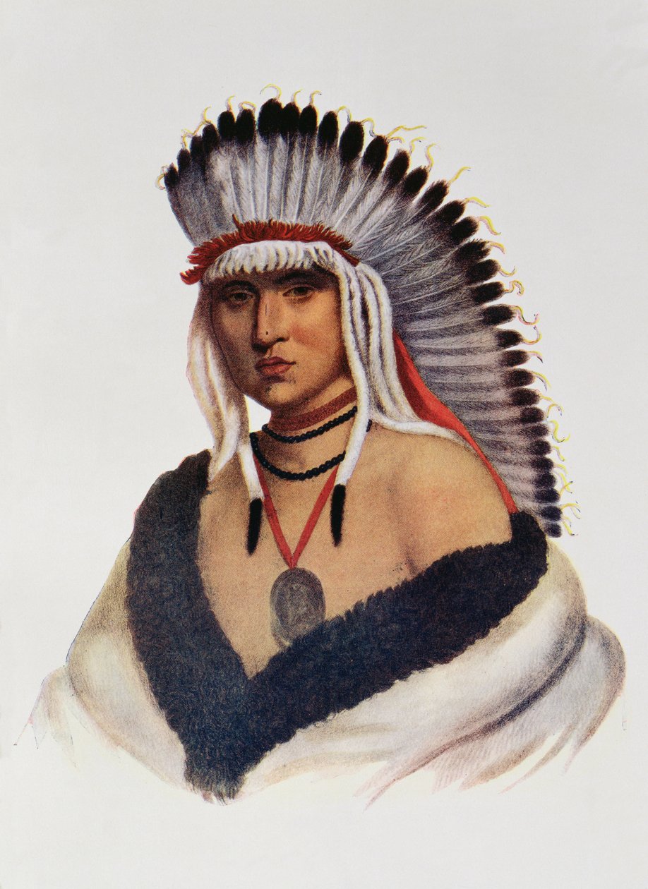 Petalesharro, a Pawnee Brave, Thomas L. McKenney ve James Hall tarafından yazılan 