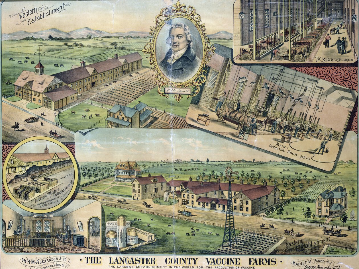 Lancaster County Aşı Çiftlikleri Planı, Nebraska by American School