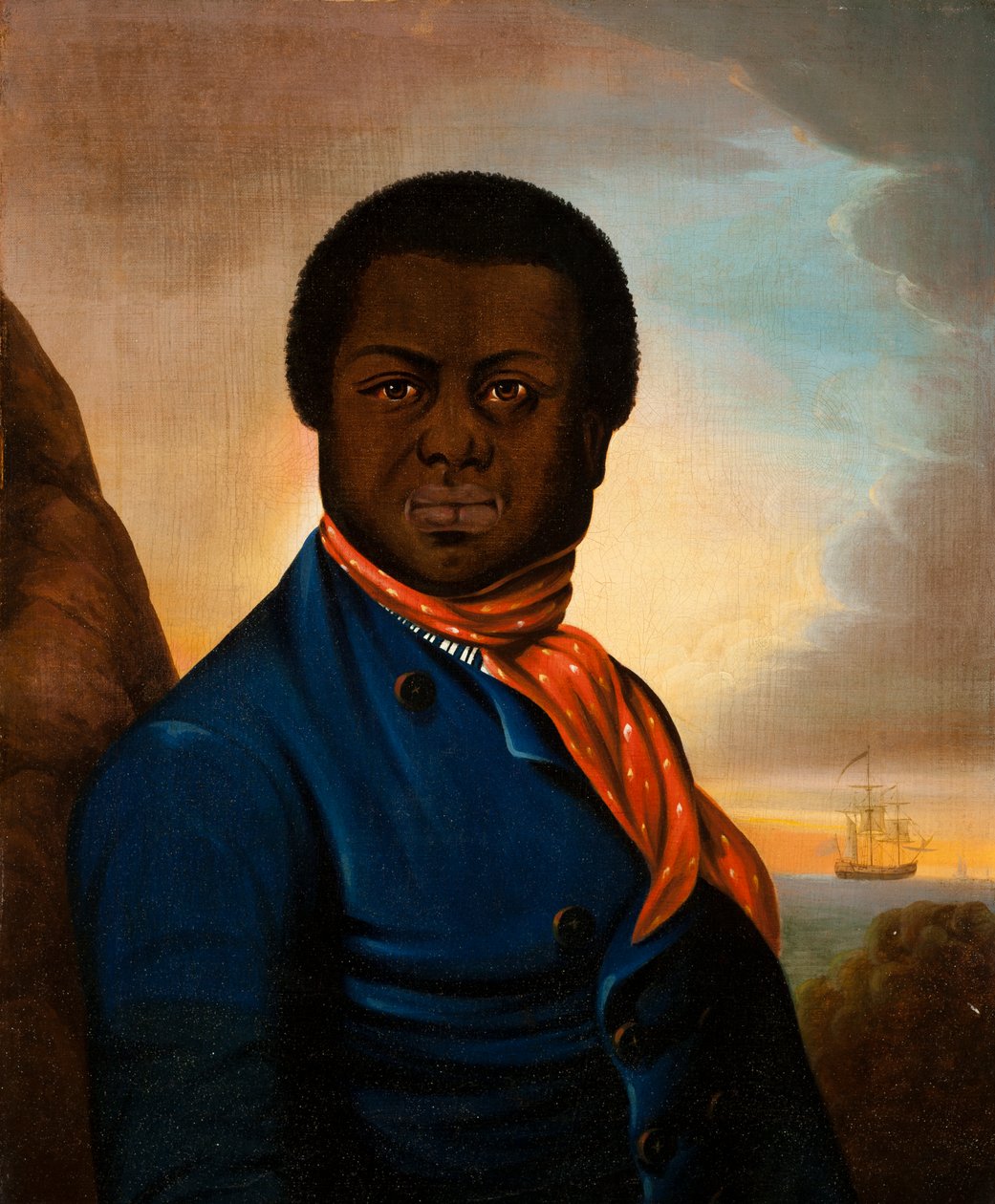 Bir Denizcinin Portresi (Paul Cuffe?), 1800 dolayları by American School