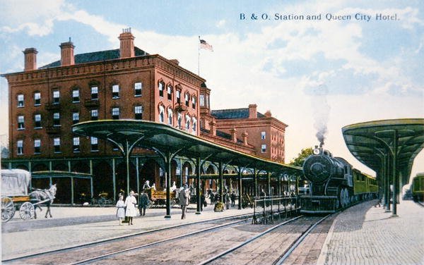 Baltimore ve Ohio Tren İstasyonu ve Queen City Hotel