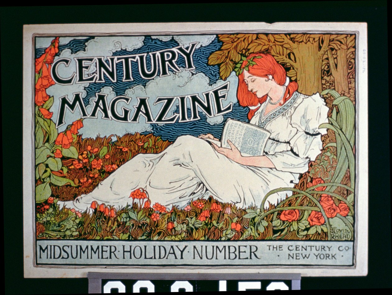 Poster reklamları Century Magazine, Yaz Tatili Numarası, New York by American School
