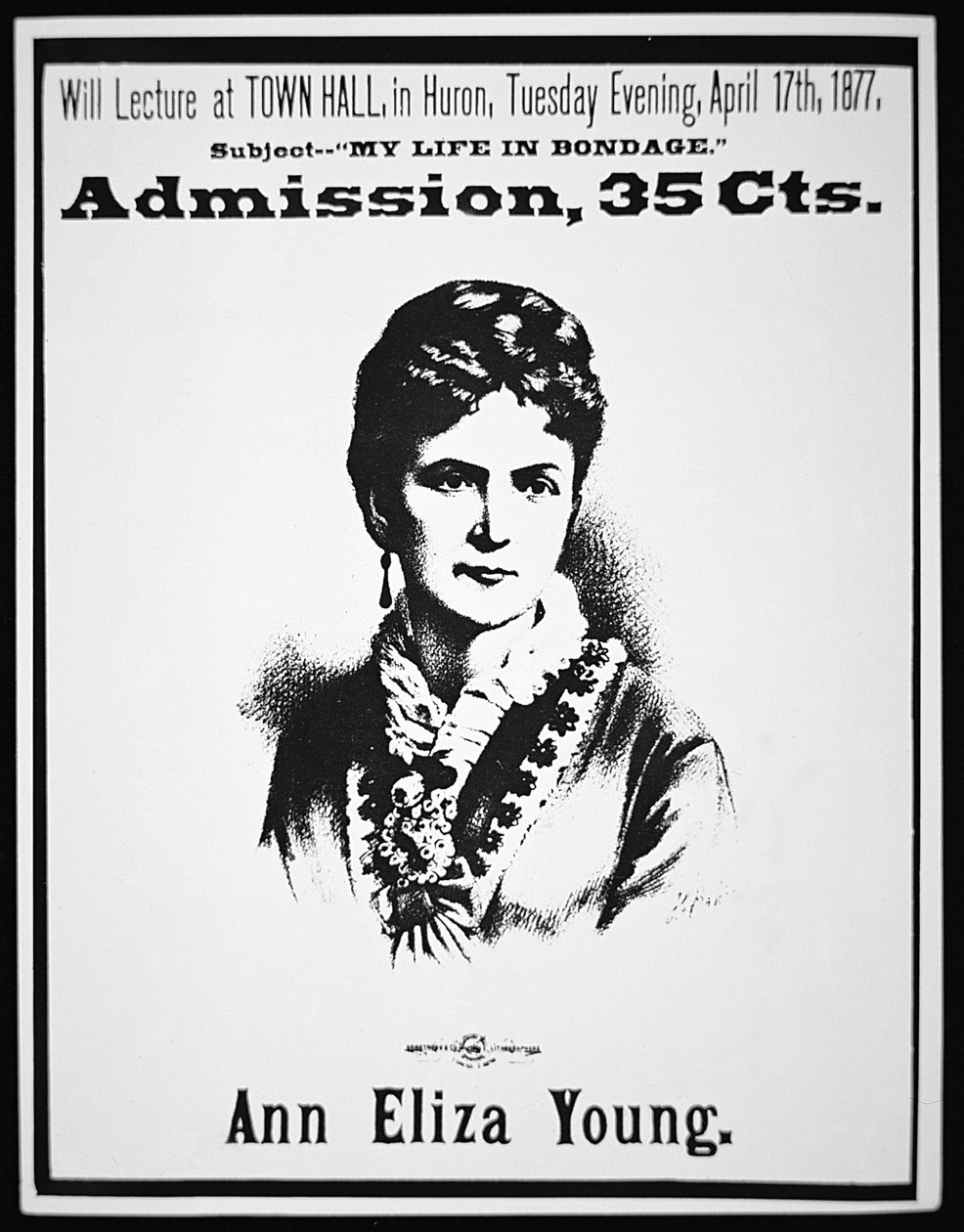 Ann Eliza Young (1804-c.1908) 1877 (lito) tarafından 