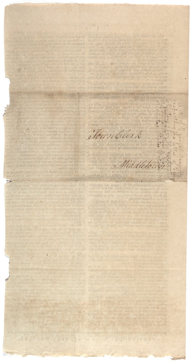 Anayasa değişiklikleri için NYS önerisini basan kararlar, Ekim 1788 by American School
