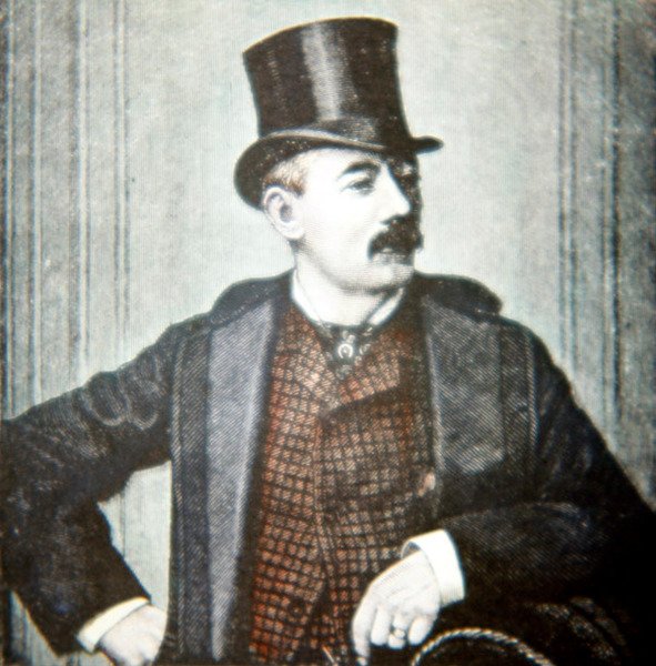 Richard K. Fox (renkli taş) by American School